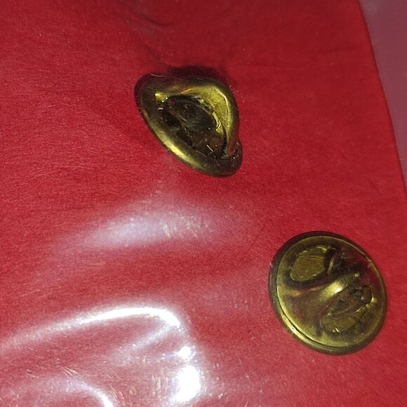 Lot 2 Pins Brooches Golden Bird Pearl Vintage pcs old granny chic academia - Picture 6 of 6